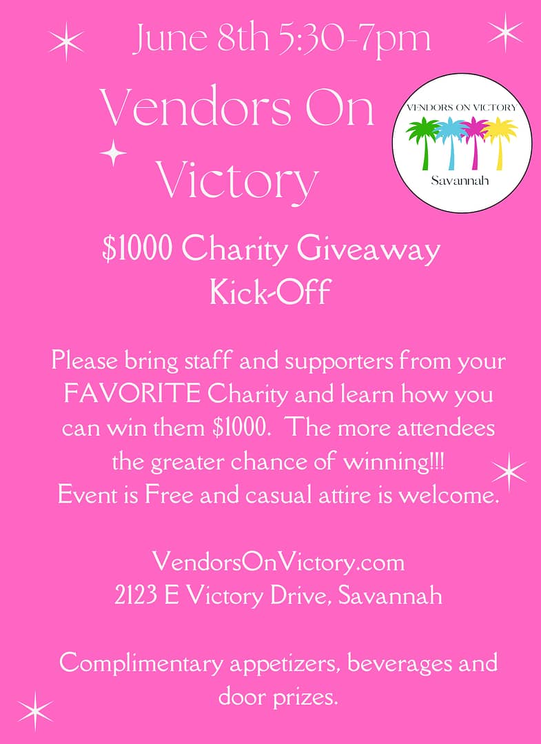 Vendors on Victory  $1000 Raffle Kick-Off